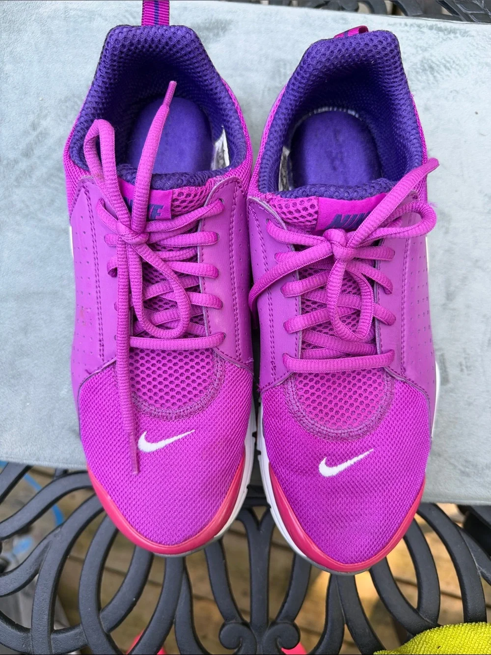 Nike Women’s Pink-Magenta Mesh Running Sneakers